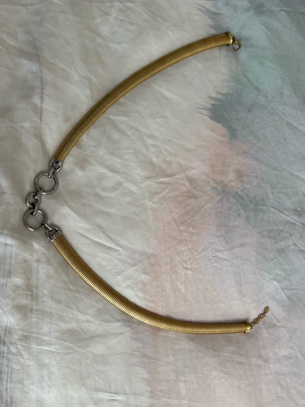 Zara two tone stretch belt